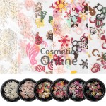 Decoratiuni pentru Sarbatori de Iarna, XH06 cu paiete Fulgi de nea, Braduti